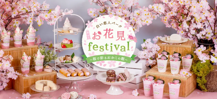 白い恋人パーク　お花見festival～桜で彩るおかしの館～