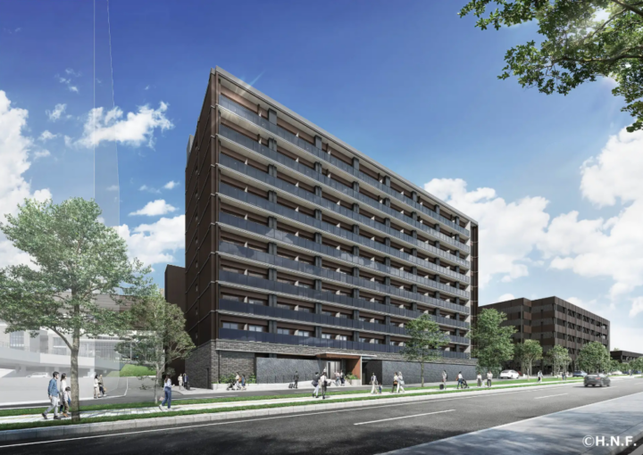 ESE、Fビレッジ内に学生・近隣就業者向け賃貸レジデンス『（仮称）ドーミーFビレッジ』を着工大学開校に合わせ、大浴場や食事サービス完備の安心な住環境を提供の画像