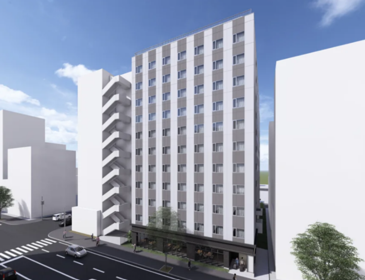札幌すすきのエリア、複数路線利用可能　203室のホテル開発『（仮称）南七条西五丁目プロジェクト』着工の画像
